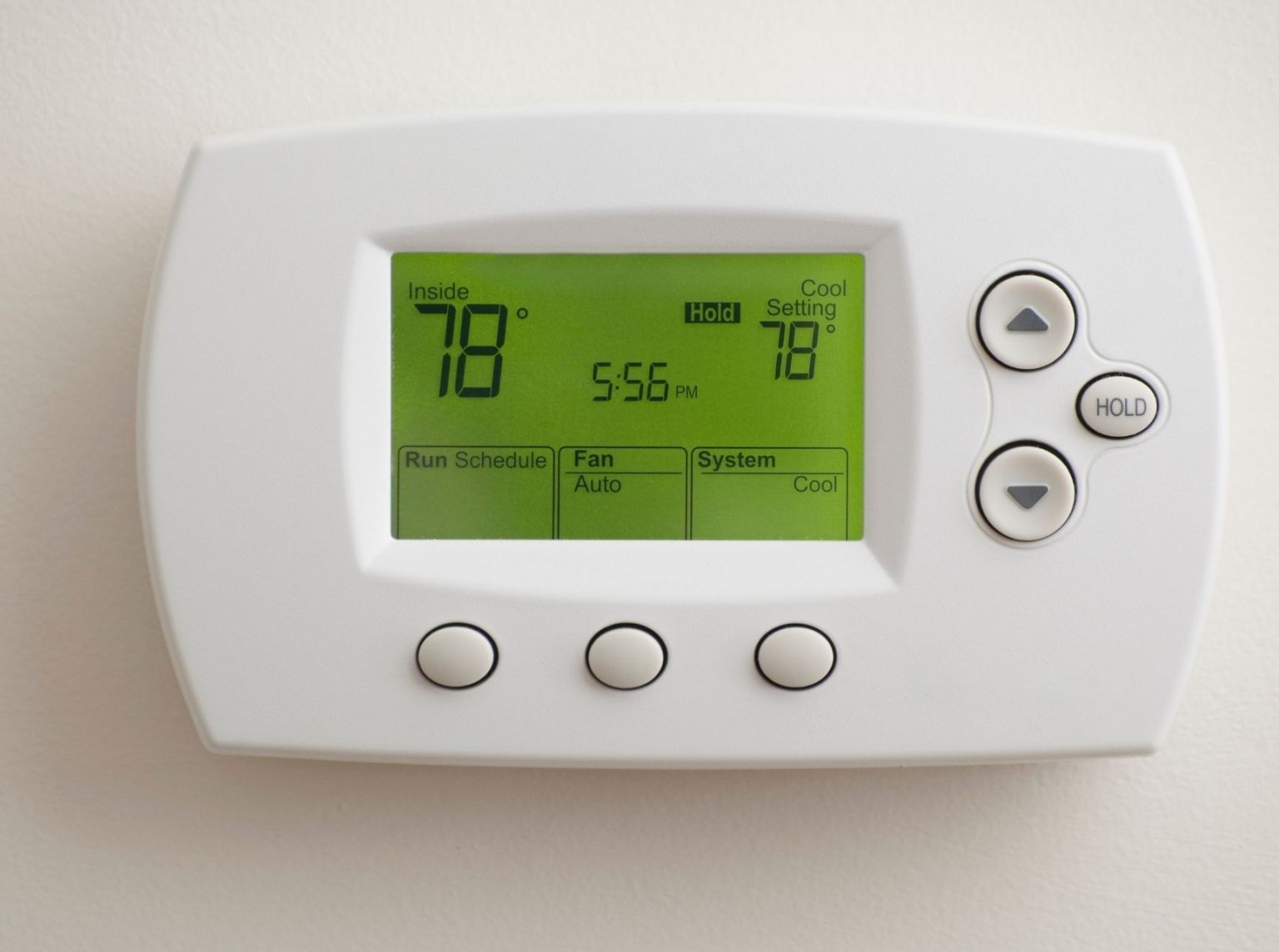 Thermostat flashing 