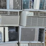 Can you install a window AC on its side