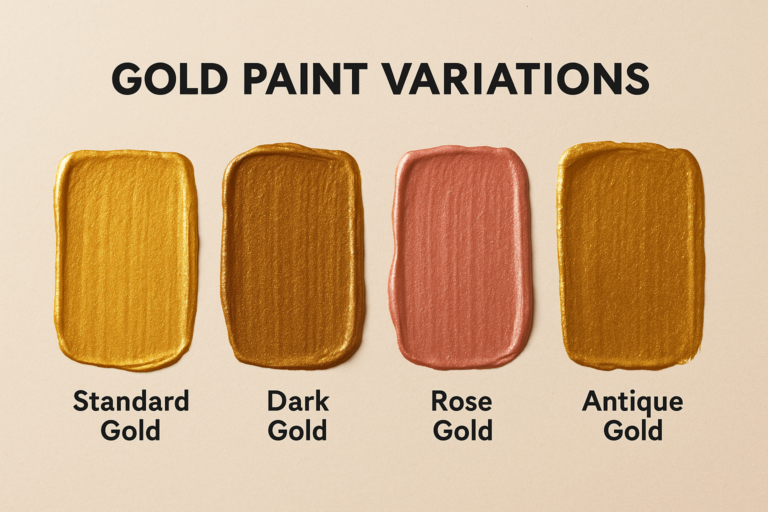 How to Make Gold Paint. The Color Mixing Guide