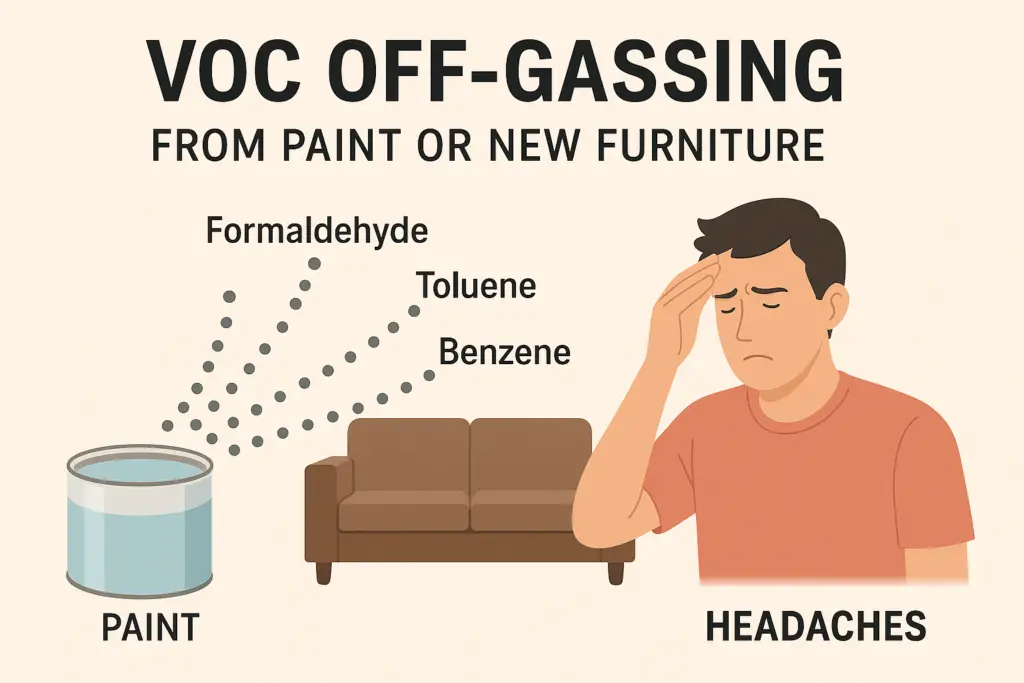 Illustration of VOCs and their effects
