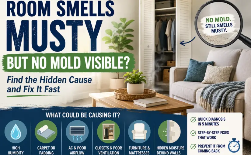 Why Your Room Smells Musty (Even With No Mold Visible)