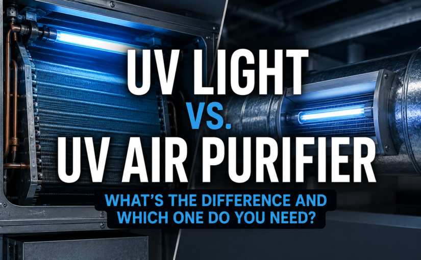 UV Lights vs. UV Air Purifiers in Your HVAC: What’s the Difference and Which One Do You Need?