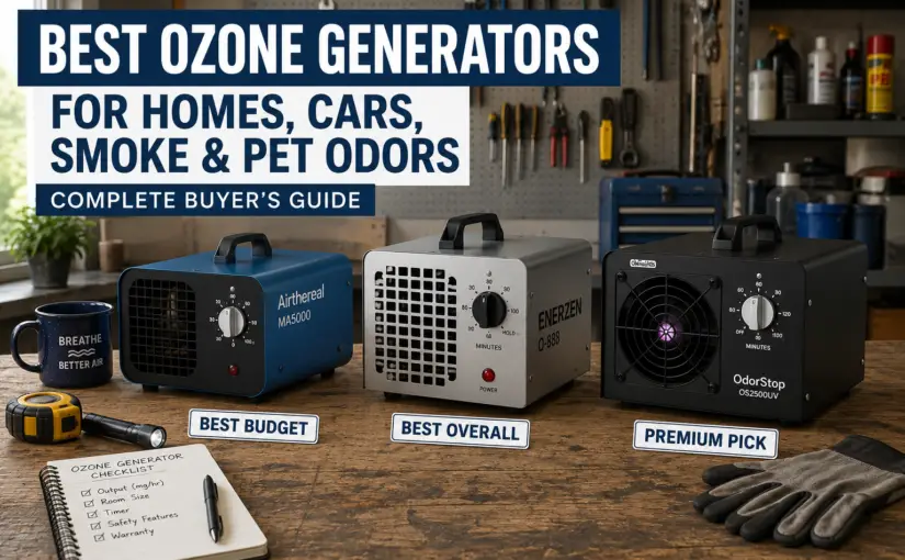 Best Ozone Generators for Homes, Cars, Smoke, and Pet Odors