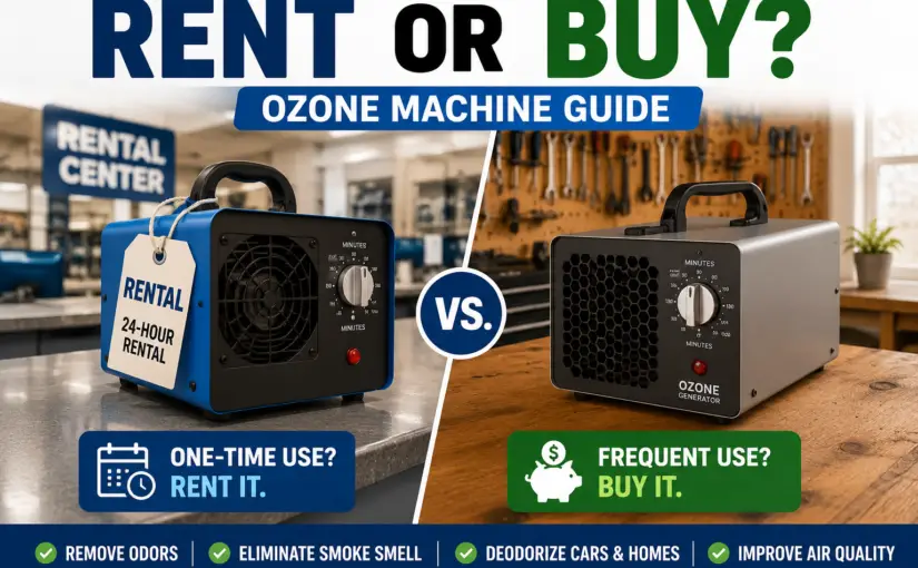 Ozone Machine Rental: When It Makes Sense (and When to Buy Instead)