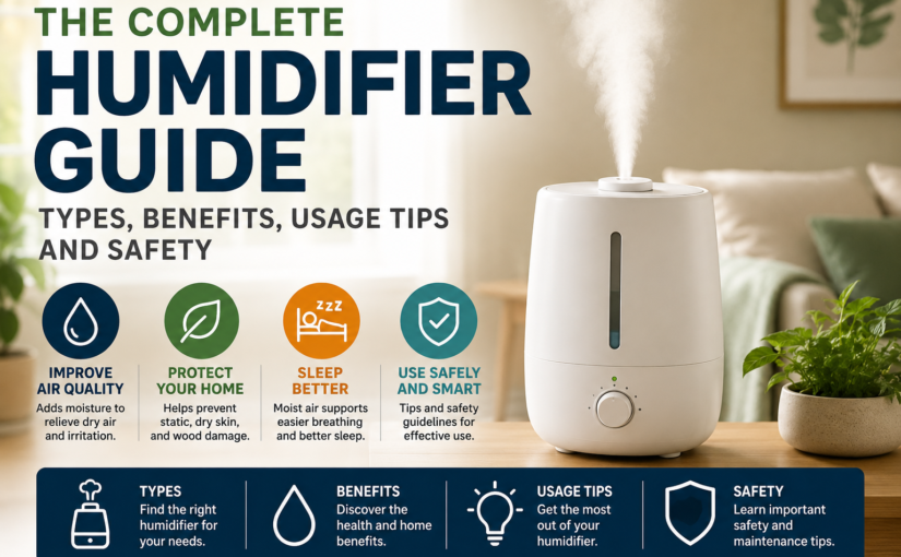 The Complete Humidifier Guide: Types, Benefits, Usage Tips and Safety