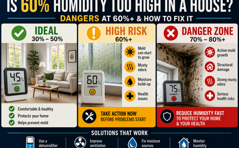Is 60% Humidity Too High in the House? Dangers & Solutions